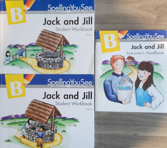 Spelling You See Level B: Jack and Jill Bundle