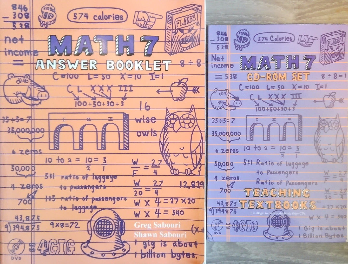 Teaching Textbooks: Math 7 Bundle