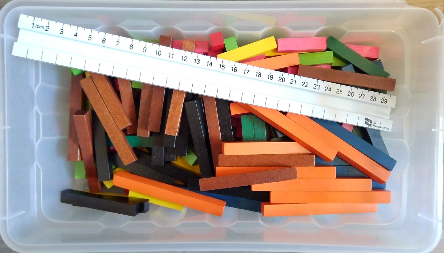 Wooden Cuisenaire Rods Set