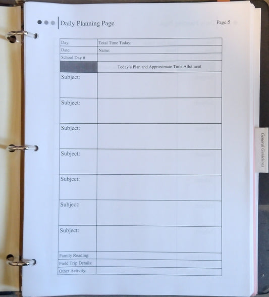 Tree Of Life Daily Planner