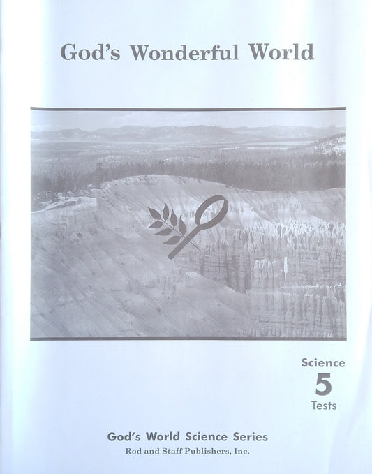 God's Wonderful World: Tests