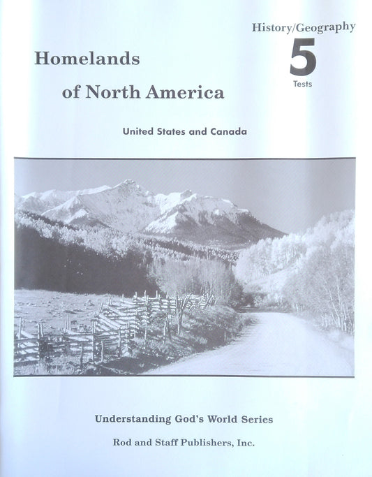 Homelands Of North America: Tests
