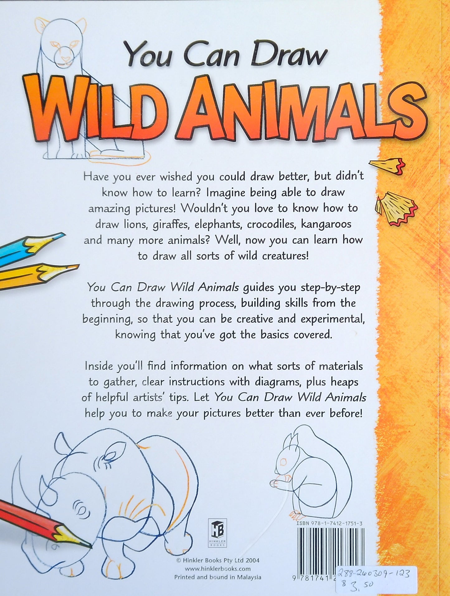 You Can Draw: Wild Animals