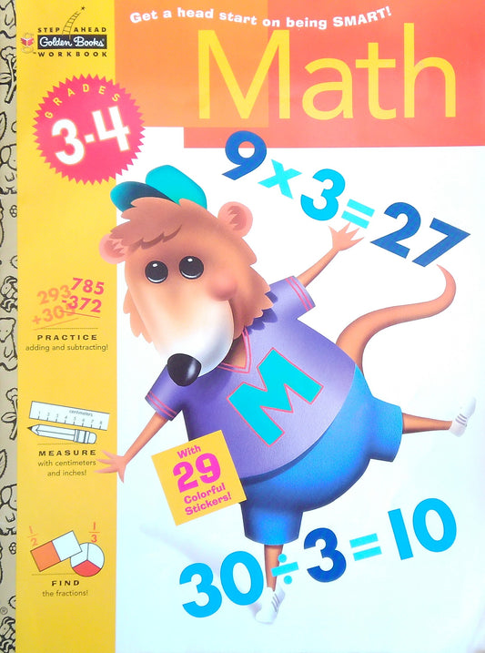 Golden Books: Math Grades 3-4
