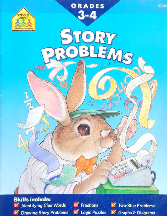 School Zone: Story Problems Grades 3-4