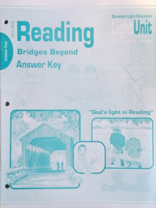 CLE Bible Reading 4 Answer Key: L.U. 401-405