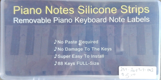 Piano Notes Silicone Strips