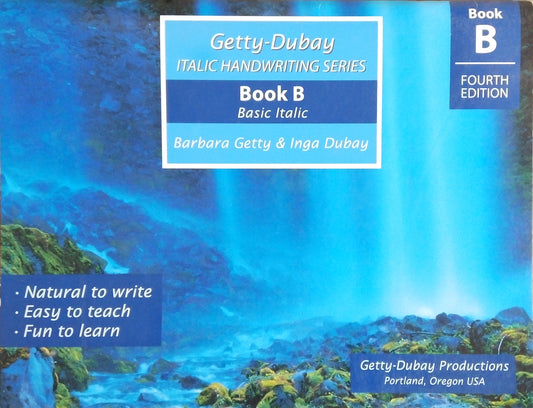Getty-Dubay Italic Handwriting Series: Book B