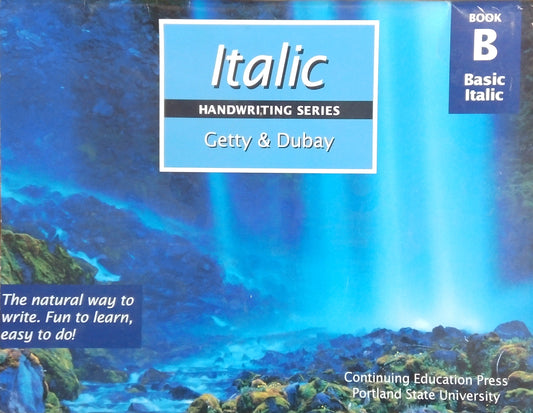 Getty-Dubay Italic Handwriting Series: Book B