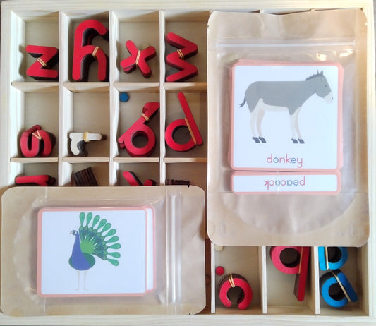 Montessori Lowercase Movable Alphabet