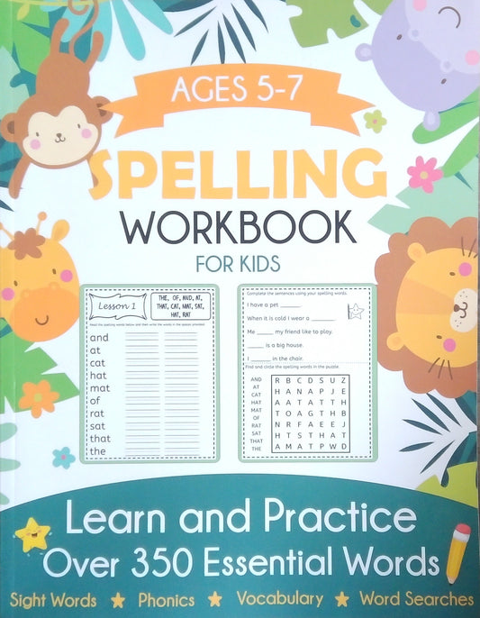 Spelling Workbook For Kids
