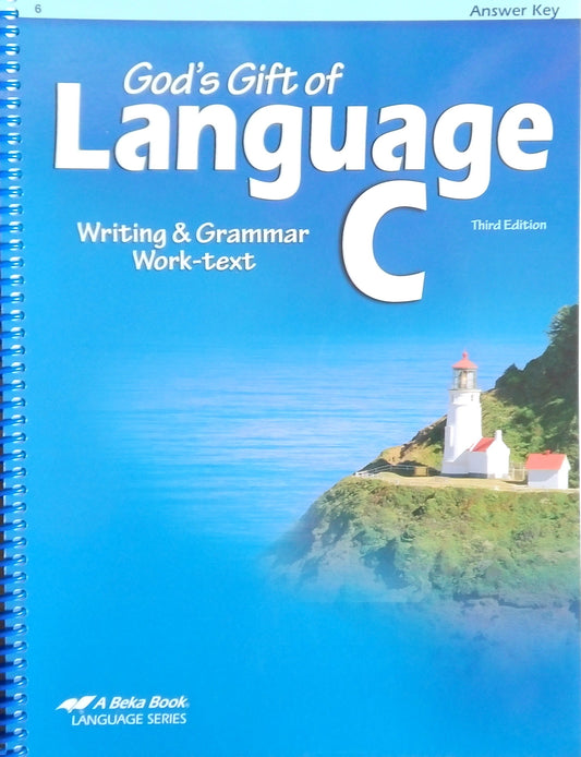 God's Gift Of Language C: Answer Key