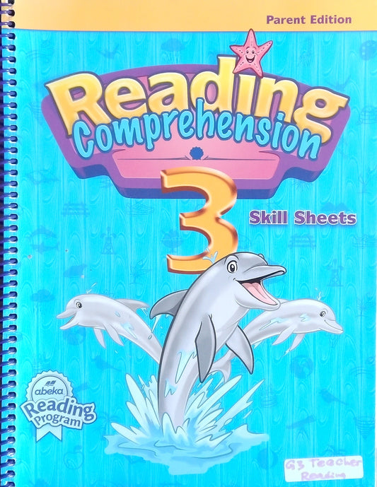 Reading Comprehension 3 Skill Sheets: Parent Edition