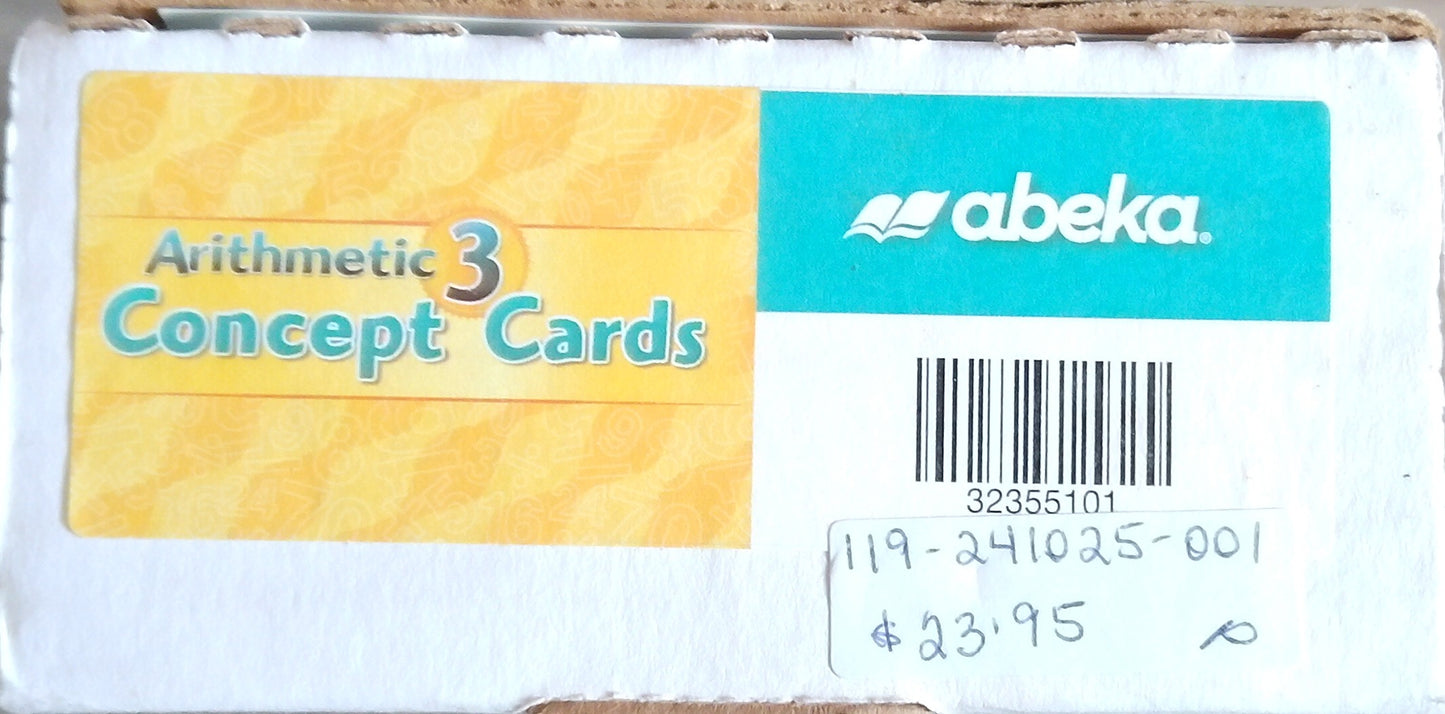 Arithmetic 3 Concept Cards