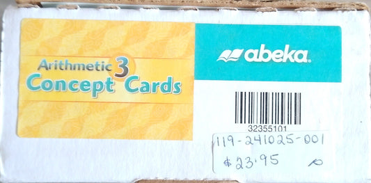 Arithmetic 3 Concept Cards