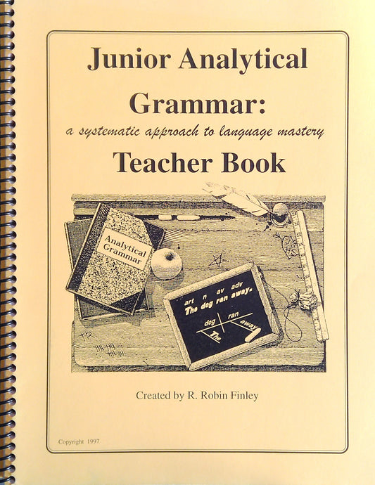 Junior Analytical Grammar: Teacher Book
