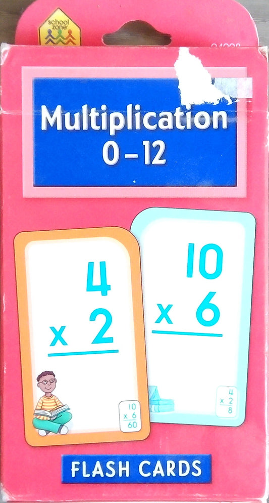 Multiplication 0-12 Flashcards