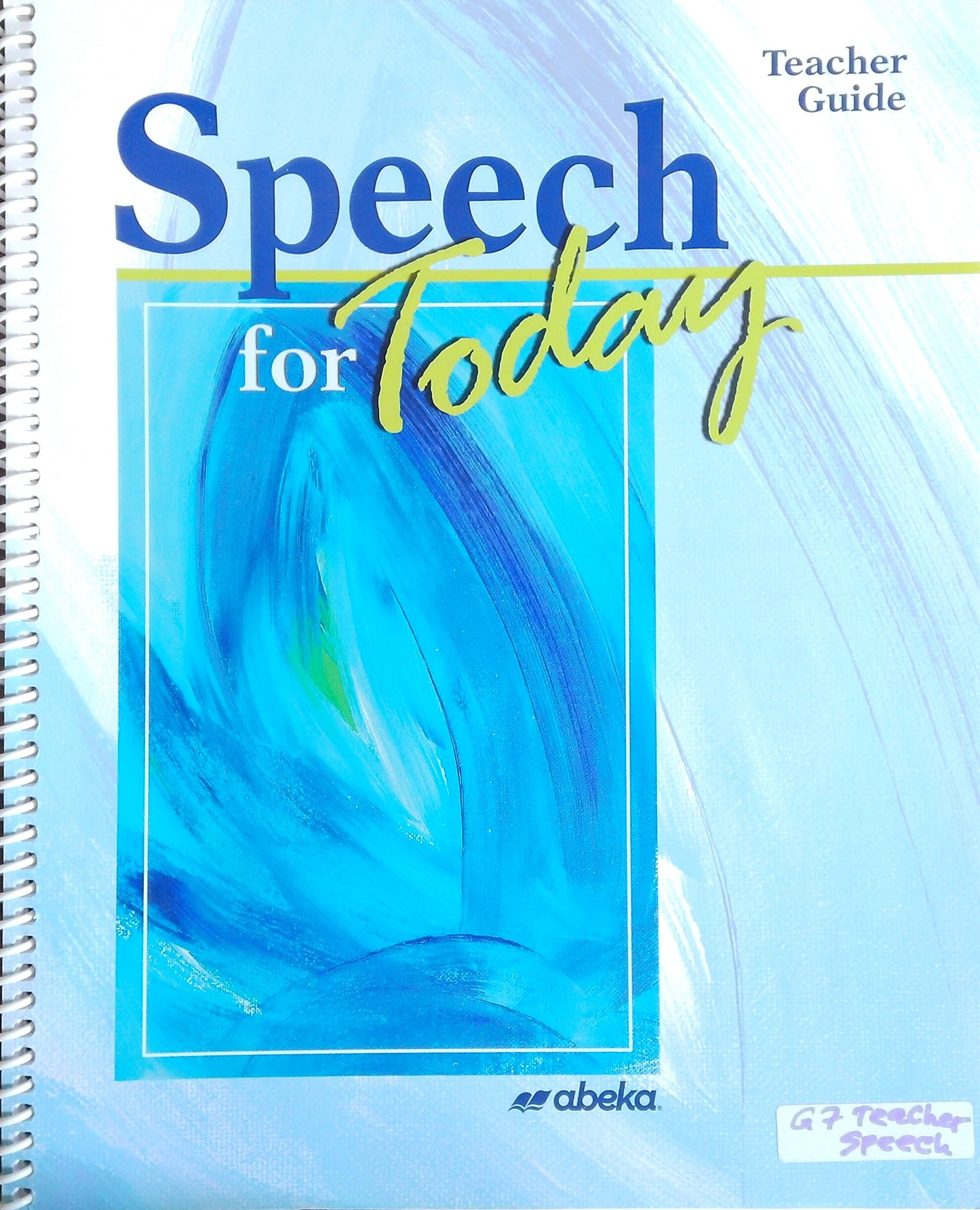 Speech For Today: Teacher Guide