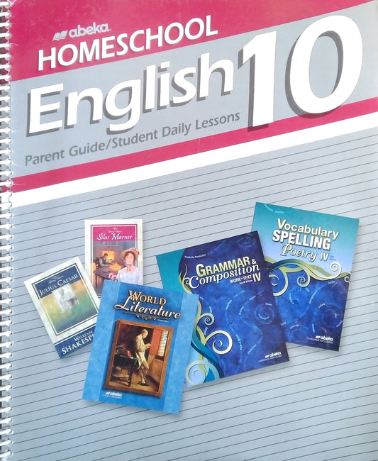 Homeschool English 10 Parent Guide/Student Daily Lesson Plans