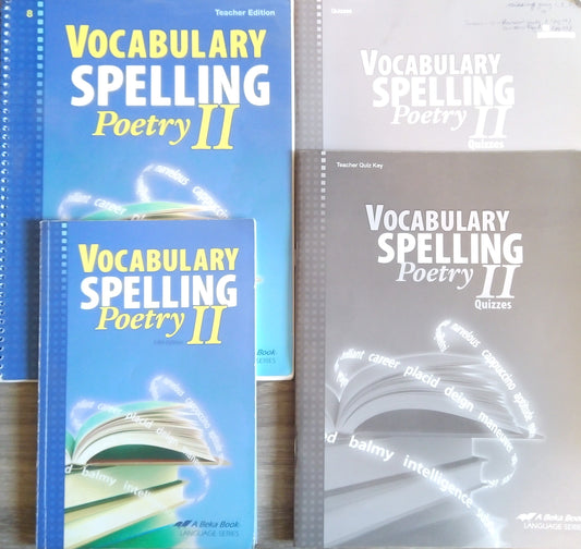 Vocabulary, Spelling & Poetry II Bundle
