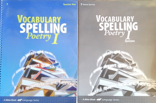 Vocabulary, spelling & Poetry I Teacher Bundle