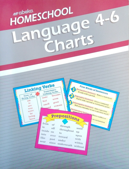 Homeschool Language Charts: Grades 4-6