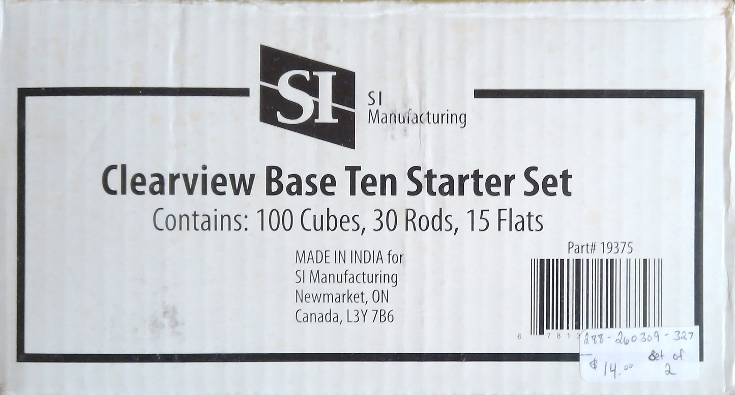 Clearview Base Ten Starter Set
