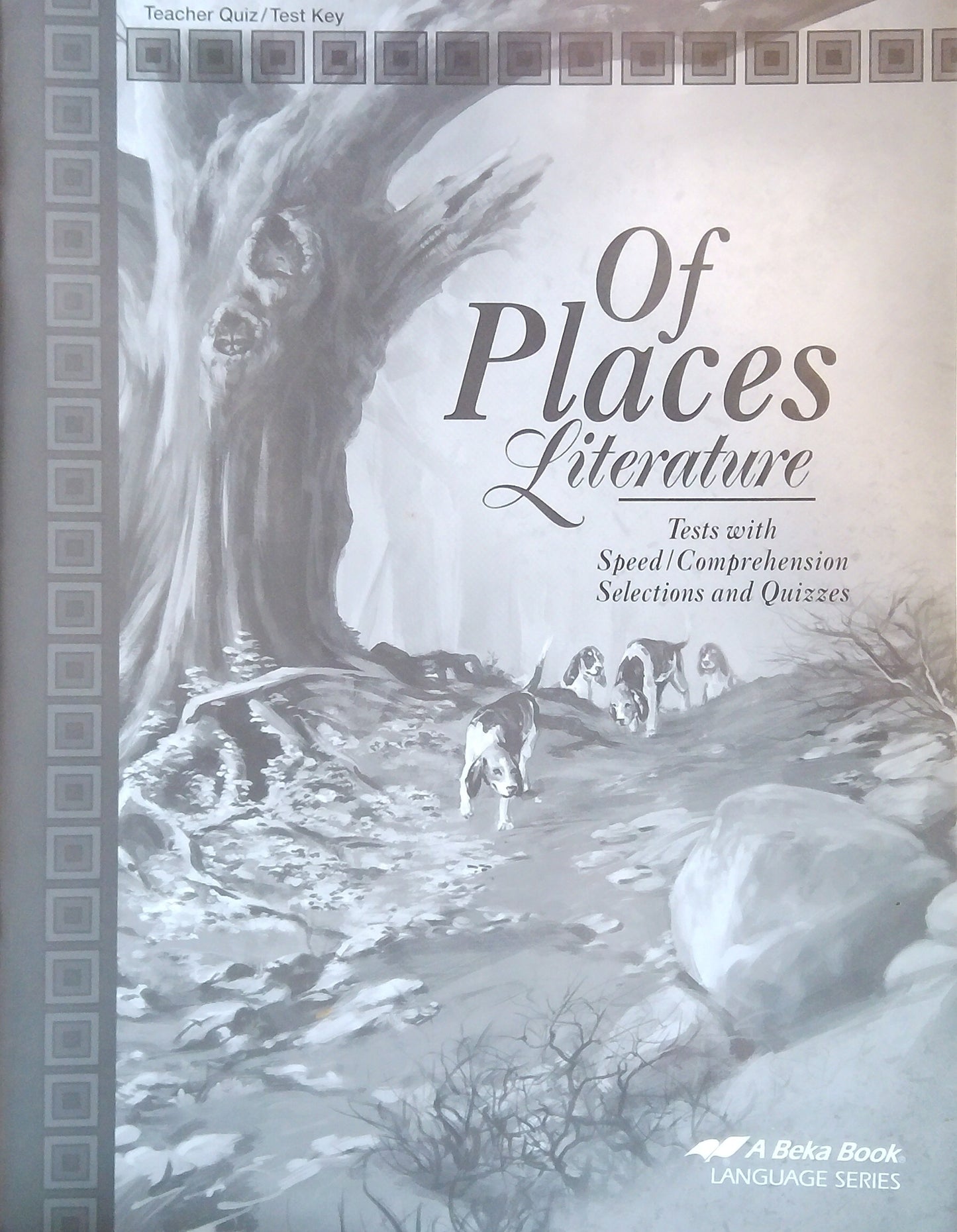 Of Places: Quiz/Test Key
