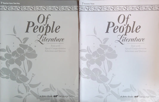 Of People: Quiz/Test Bundle