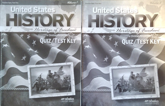 United States History: Quiz/Test Key Set