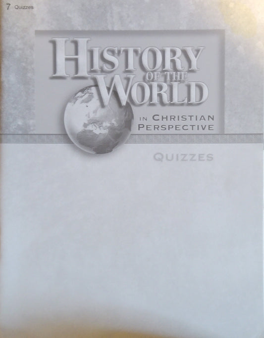 History Of The World: Quizzes