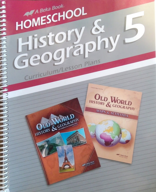 Homeschool History & Geography 5 Curriculum/Lesson Plans