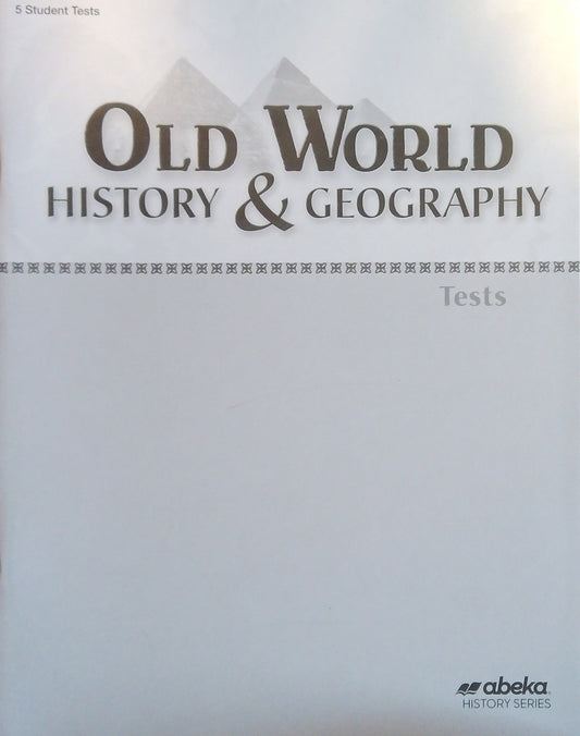 Old World History & Geography: Tests