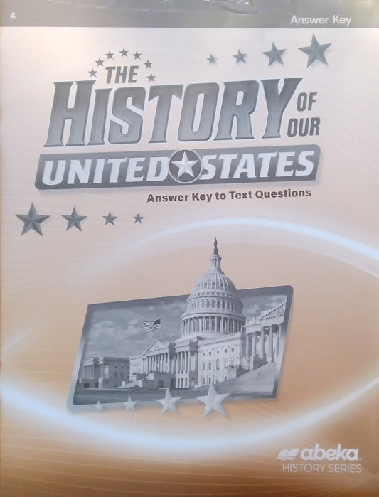 History Of Our United States: Answer Key