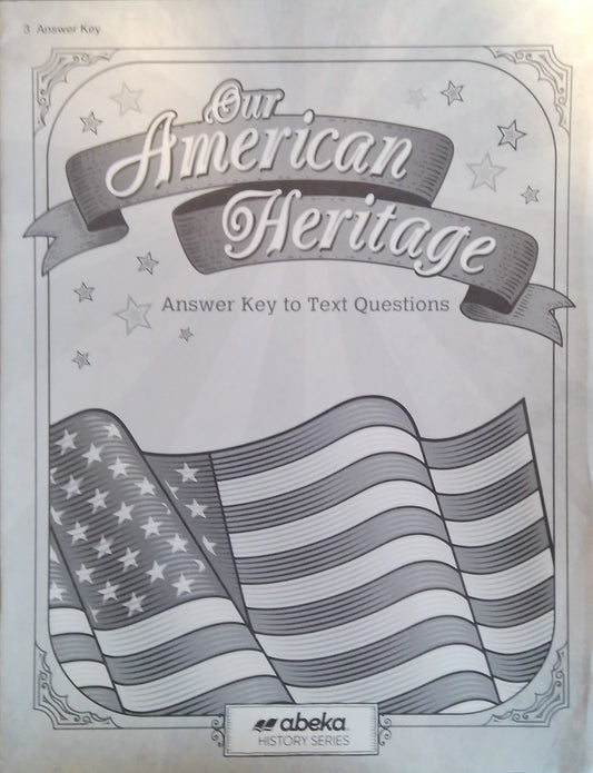 Our American Heritage: Answer Key