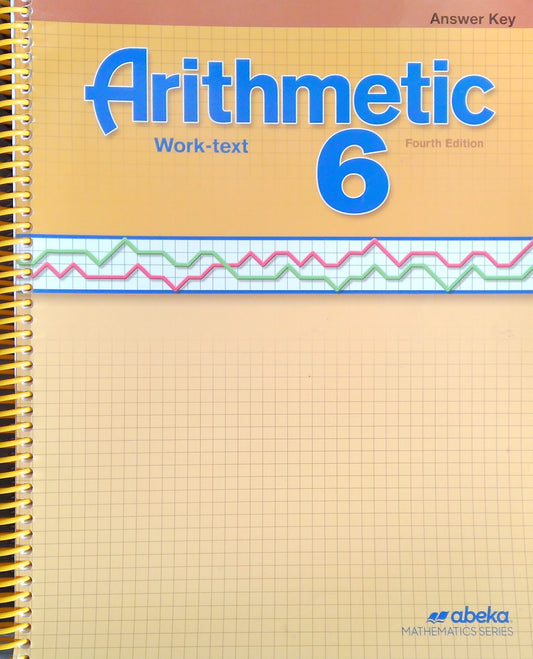 Arithmetic 6: Answer Key