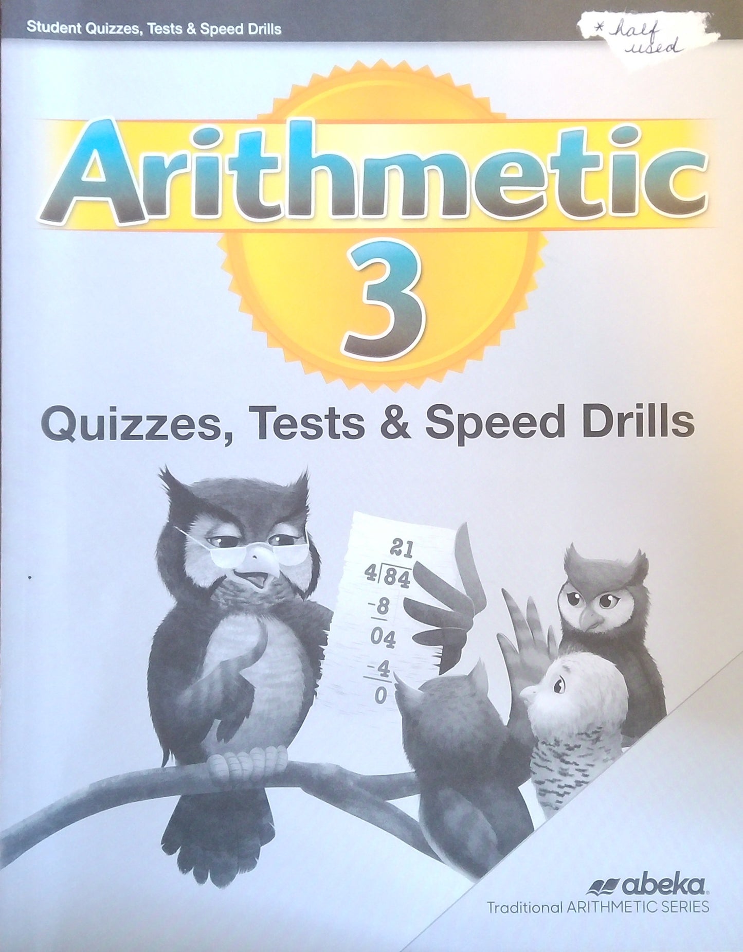 Arithmetic 3: Quizzes/Tests/Speed Drills