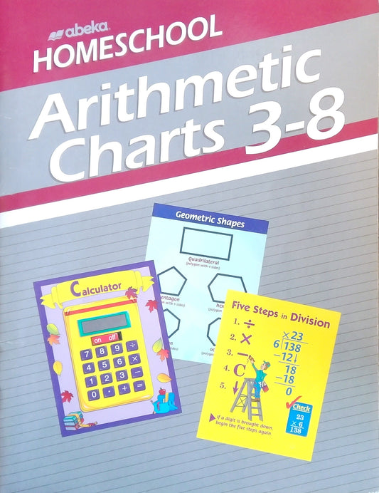 Arithmetic Charts: Grades 3-8