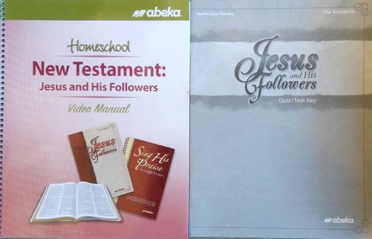 Jesus And His Followers: Quiz Key & Video Manual
