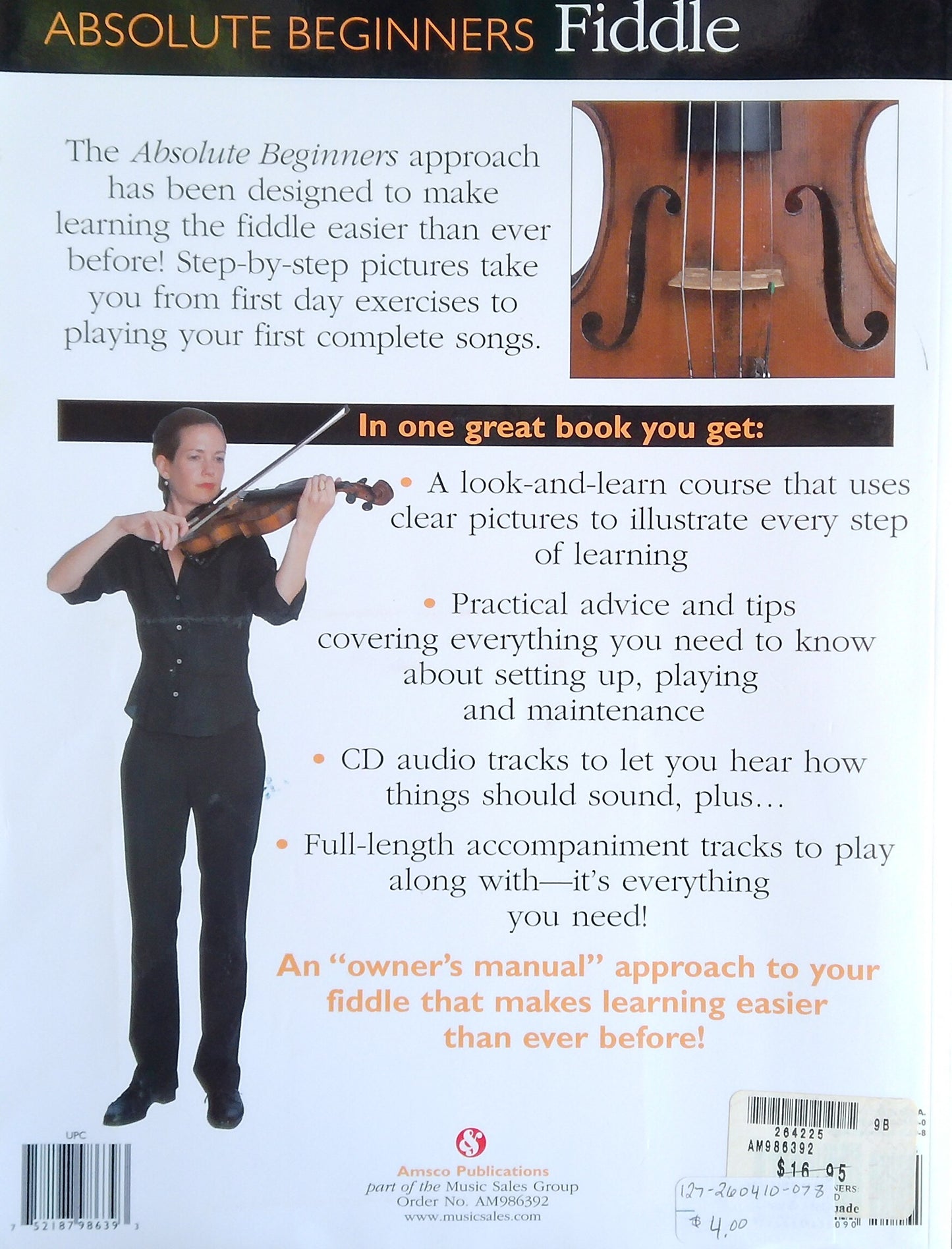 Absolute Beginners: Fiddle