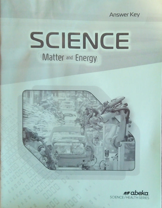 Science - Matter & Energy: Answer Key