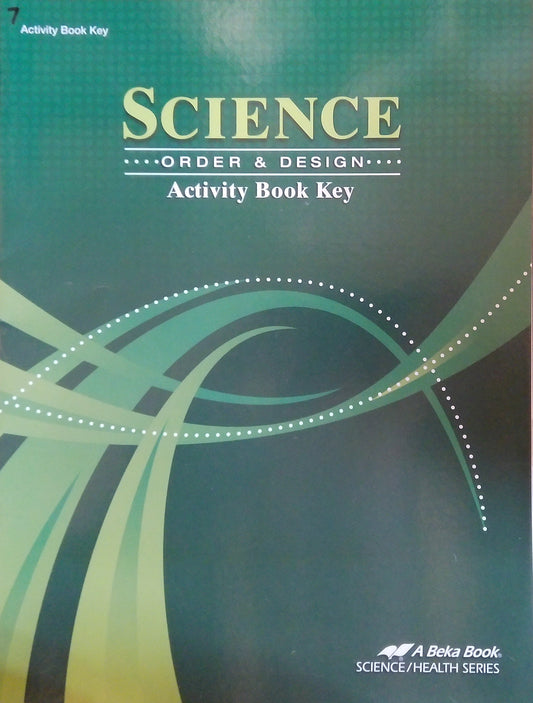 Science - Order & Design: Activity Book Key