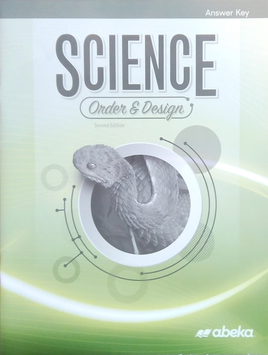 Science - Order & Design: Answer Key