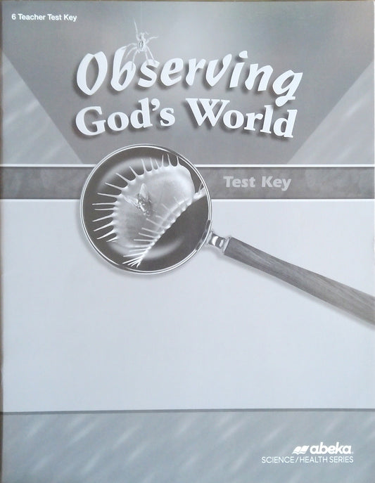 Observing God's World: Test Key