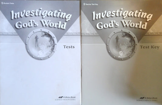 Investigating God's World: Tests Bundle