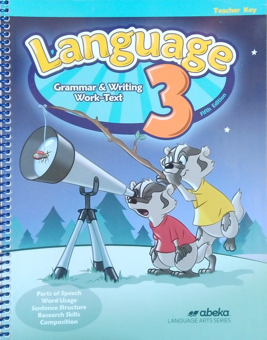 Language 3: Teacher Key
