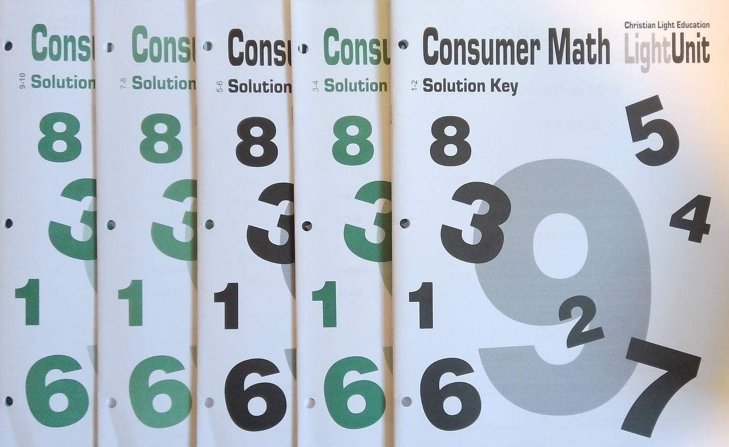 CLE Consumer Math Solution Key Set