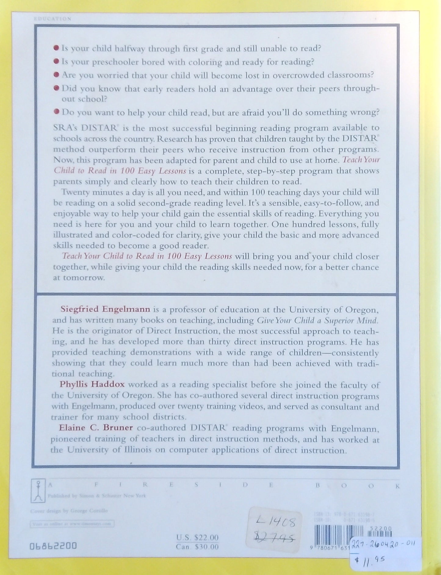 Teach You Child To Read In 100 Easy Lessons