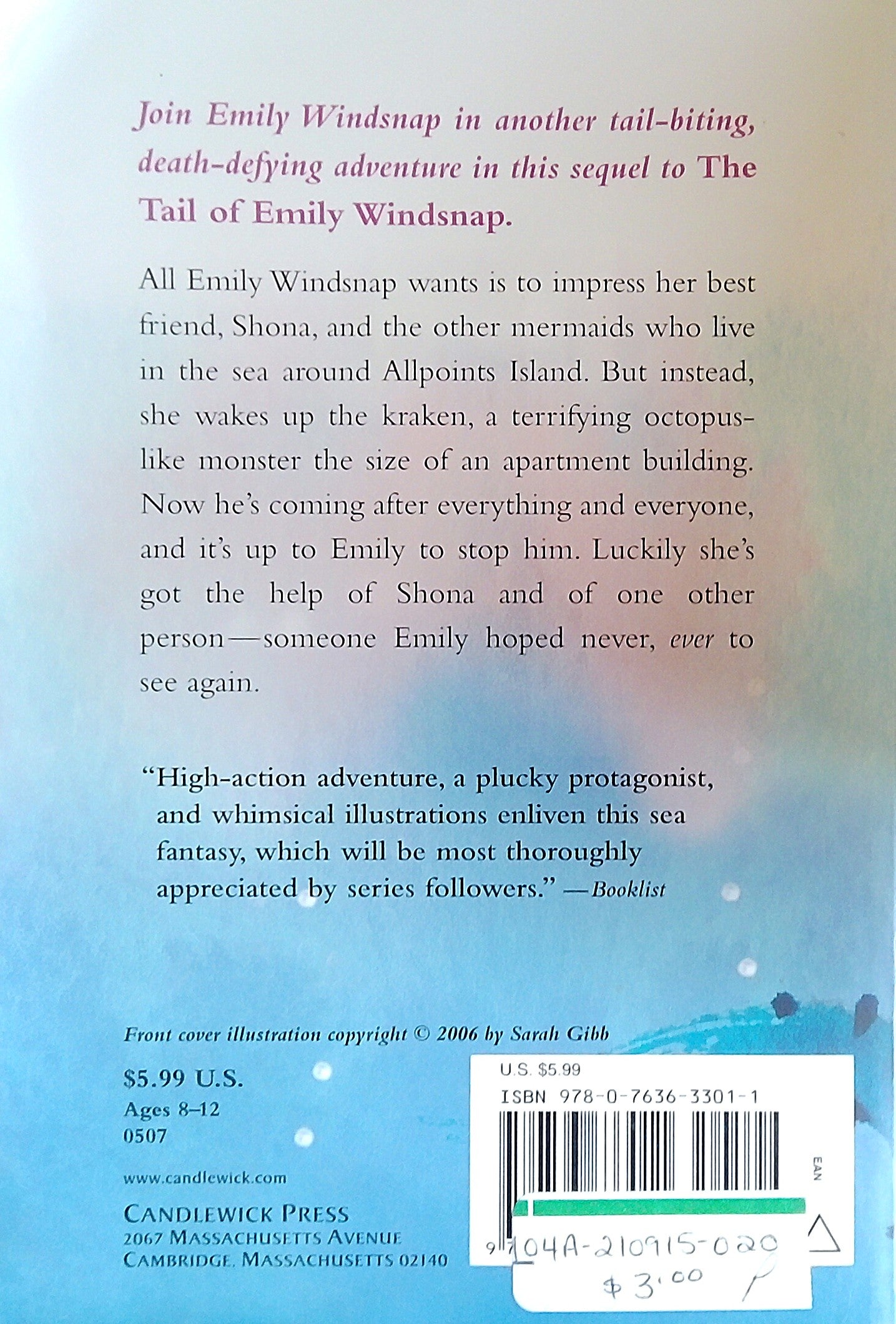 Emily Windsnap And The Monster From The Deep