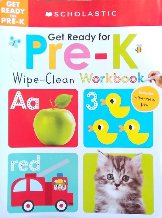 Get Ready For Pre-K Wipe-Clean Workbook